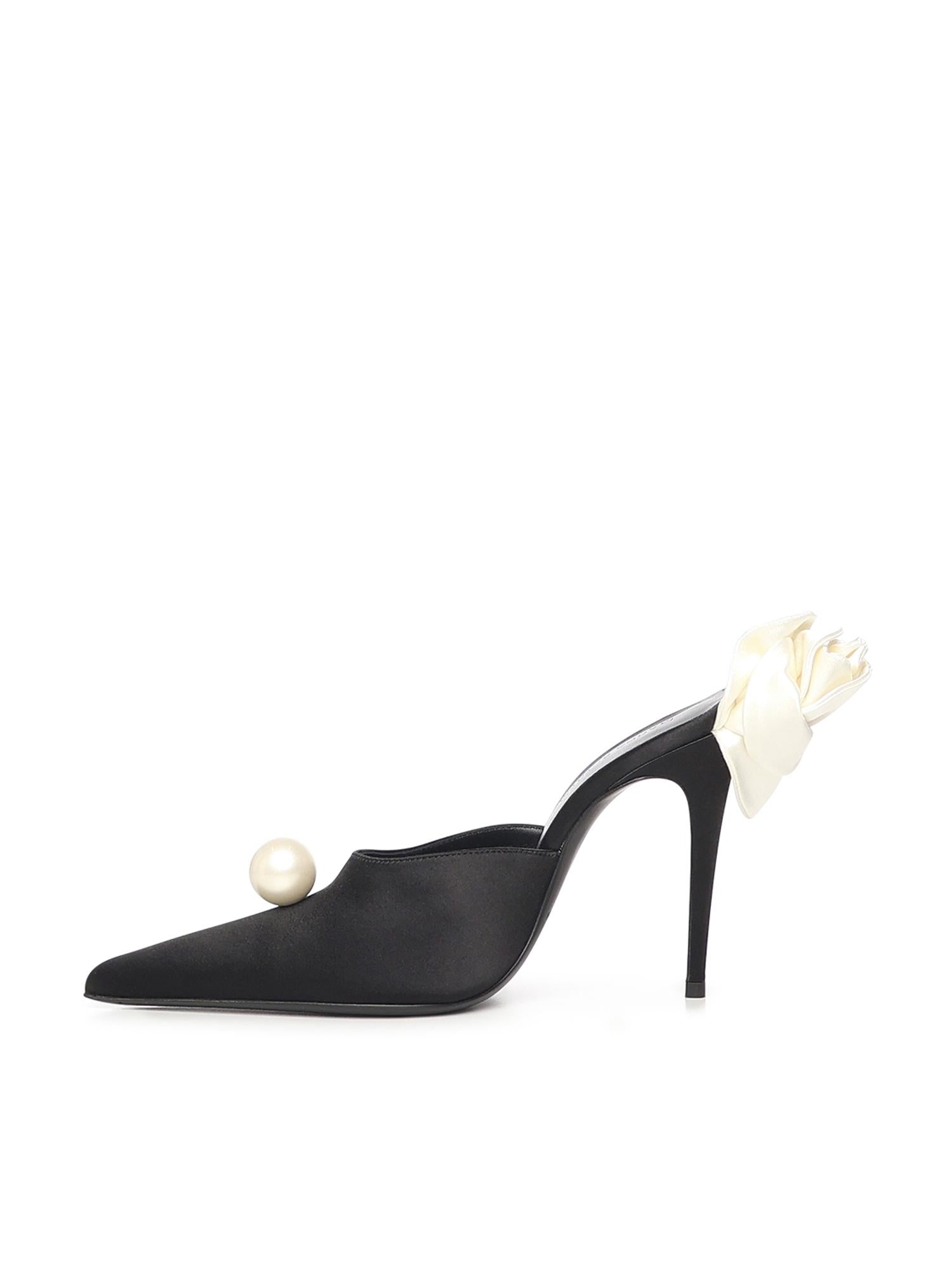 Mules con fiori in raso 5317230000058  MAGDA BUTRYM 