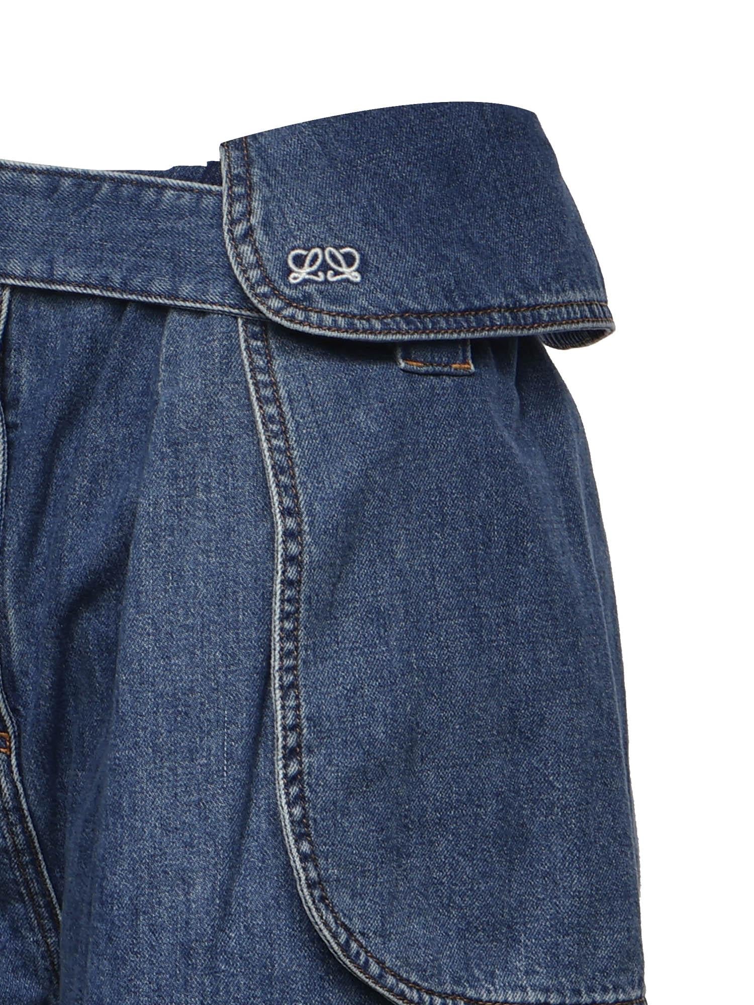 Jeans cargo in denim S540Y11XA8 5140 LOEWE 