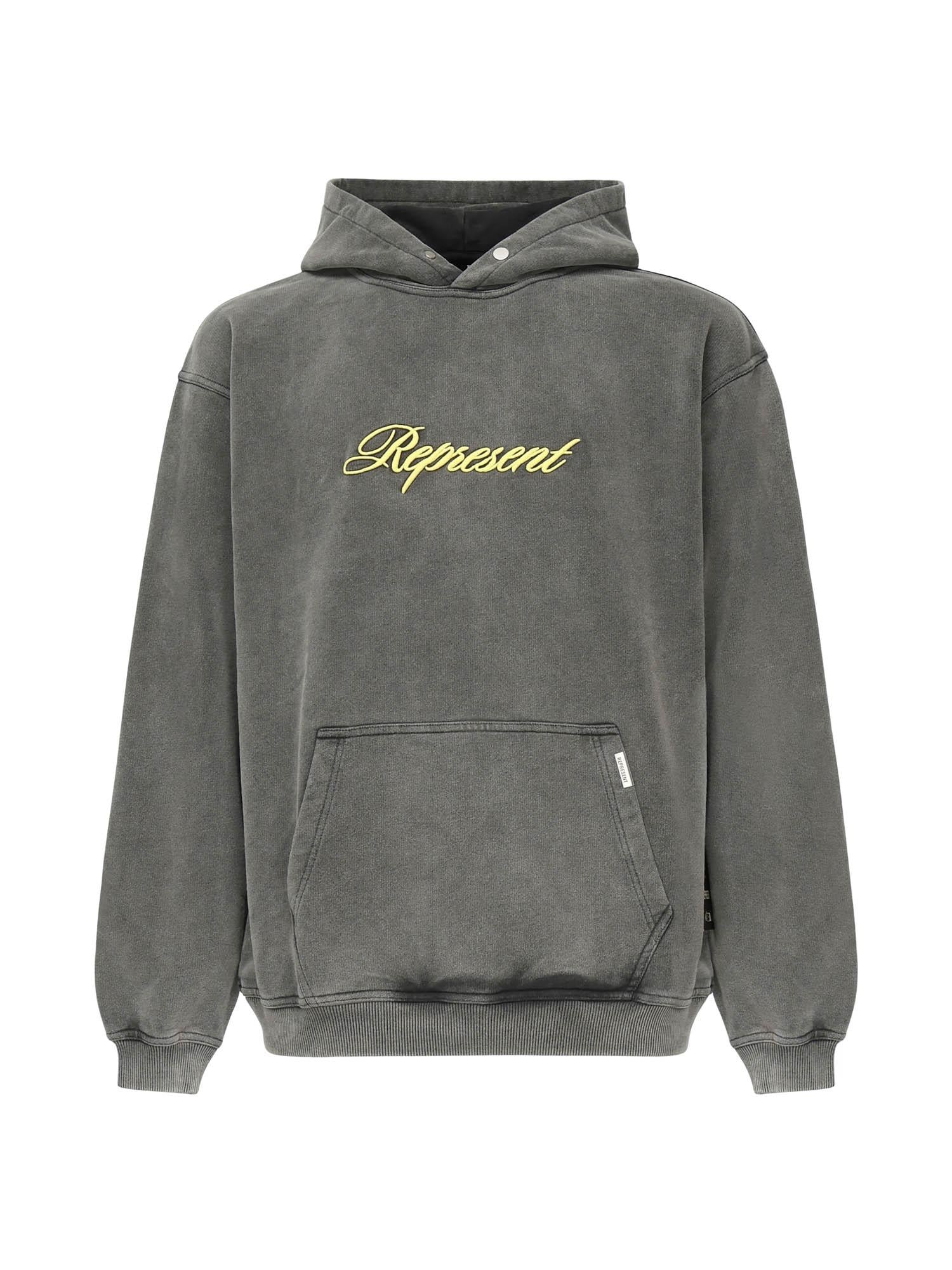 Felpa con logo lettering MLM100028 47 REPRESENT 