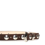 Cintura Benny in pelle con borchie 10014 726899 KHAITE 
