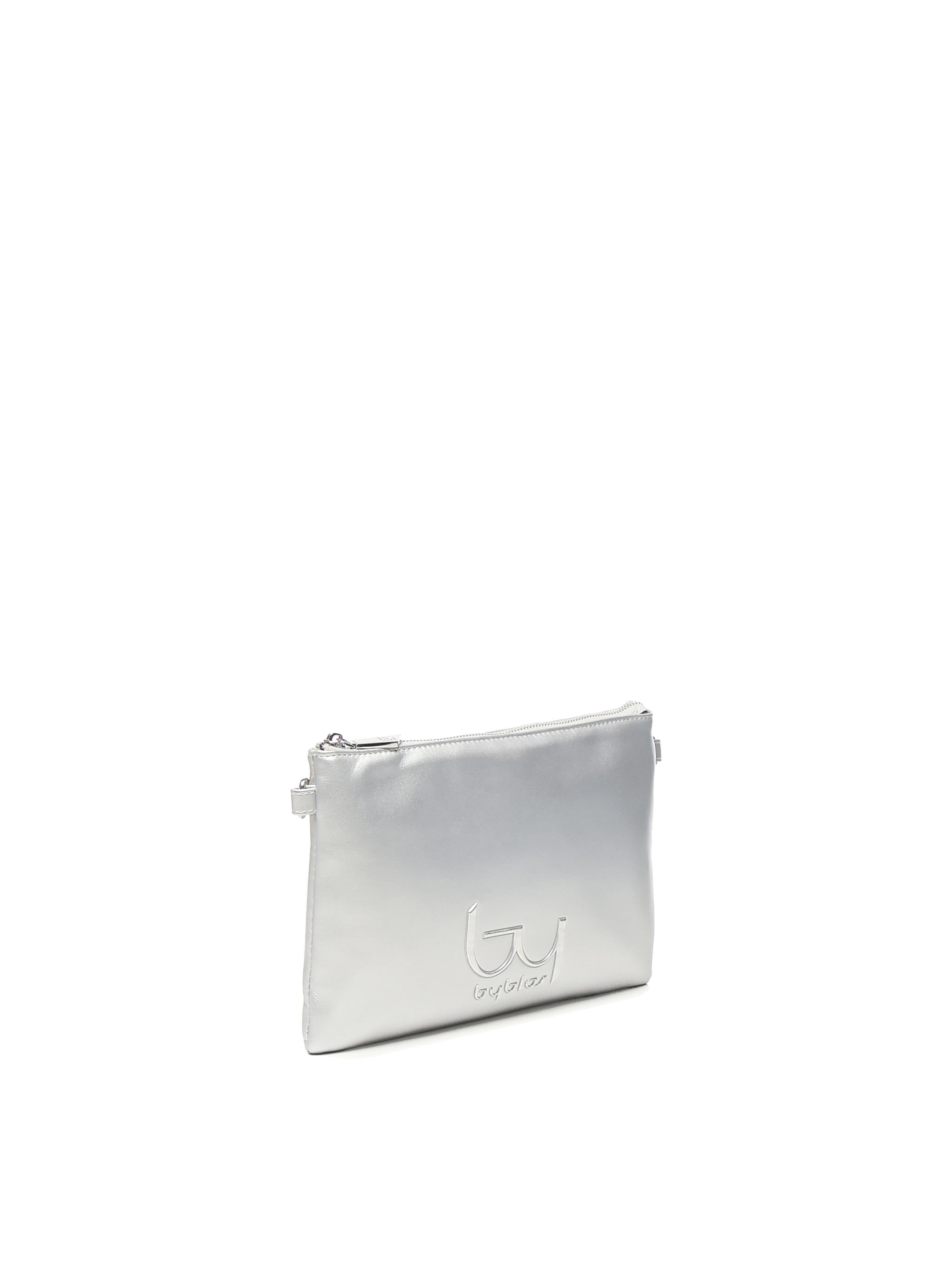 Pochette Chameleon con tracolla<BR/> BYBS32B01 SILVER BY BYBLOS 