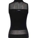 Canotta a polo in maglia a coste 106318 A34BZ99 PINKO 