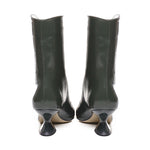 Tronchetto in pelle con tacco basso ELIANE 143 VERLUXVERDE ALCHIMIA 