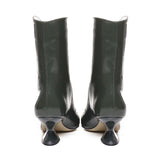Tronchetto in pelle con tacco basso ELIANE 143 VERLUXVERDE ALCHIMIA 