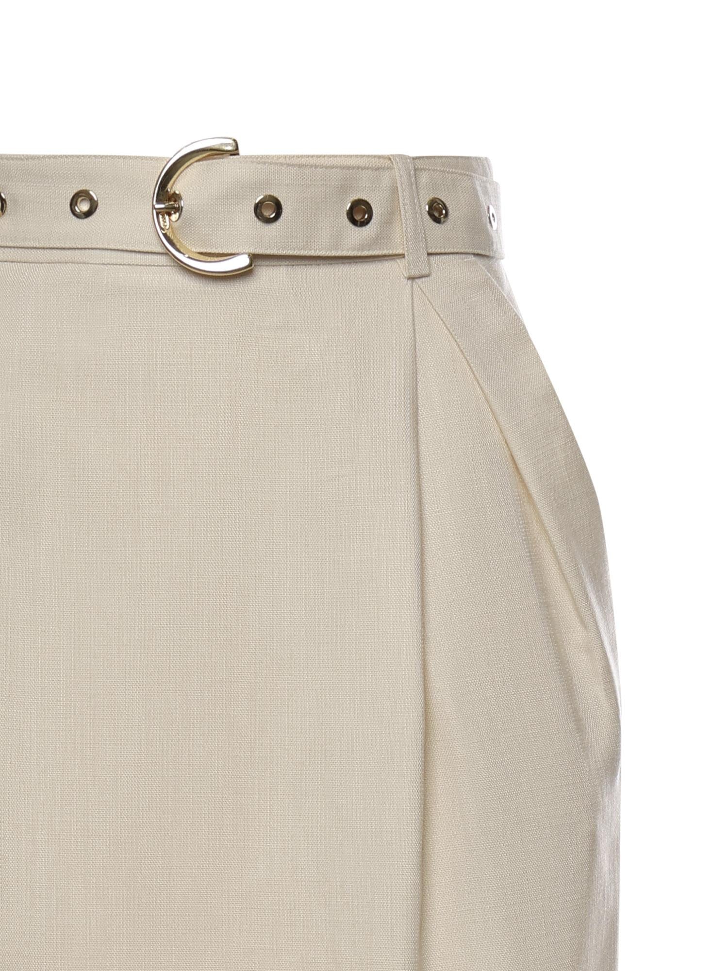 Gonna longuette con cintura 106449 A2W6C00 PINKO 