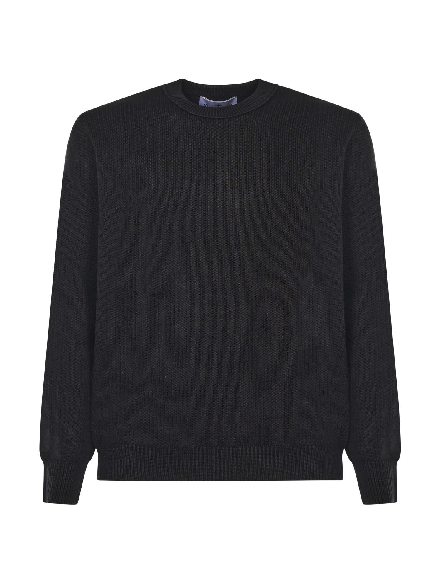 Maglione con bordi a costine K2S155100049 S00A2V0029 STONE ISLAND 