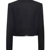 Giacca cropped con dettagli metallci 79AJQ554 N0278899 GENNY 