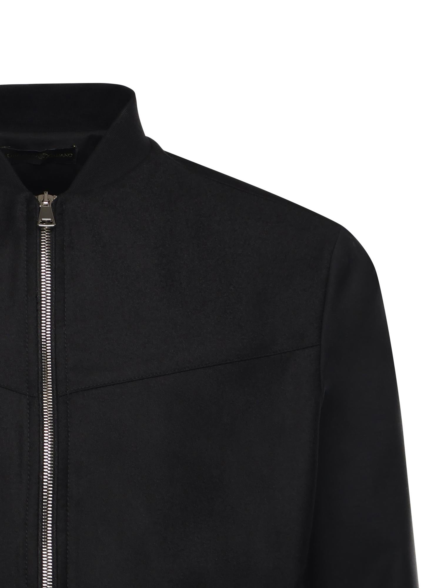 Giacca bomber Steve in lana<BR/> STEVE NERO/NERO GIULIANO GALIANO 