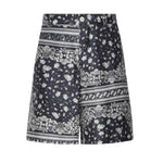 Pantaloncini in seta con stampa FB1014 AUVQF0U6K FENDI 