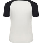 T-shirt Circle Contrast in cotone 325JTS214JS0203 0098 COURREGES 