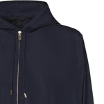 Giacca a vento con cappuccio in seta AA9V1232W128C A09 ALAIA 
