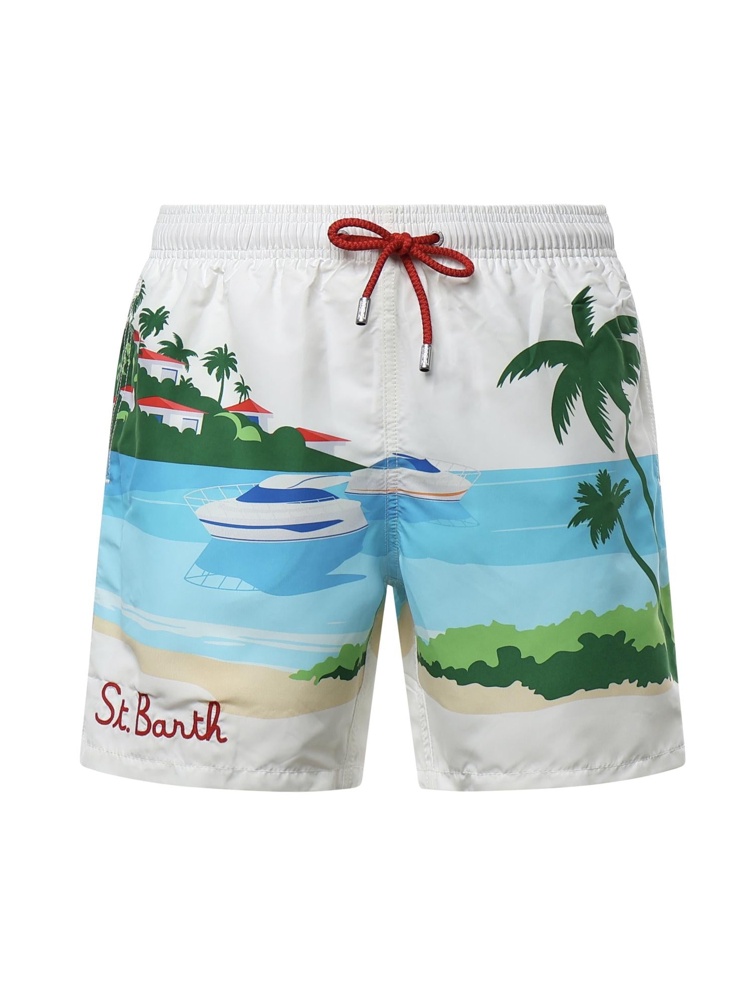 Costume da bagno con stampa GUS0009 07562L MC2 SAINT BARTH 