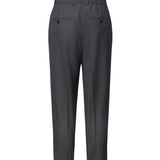 Pantaloni in lana vergine DOMINIQUE WMLGRIGIO SCURO MELANGE BE ABLE 