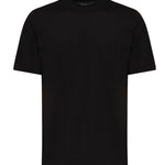 T-shirt girocollo in cotone AIGUE -NERO GIULIANO GALIANO 