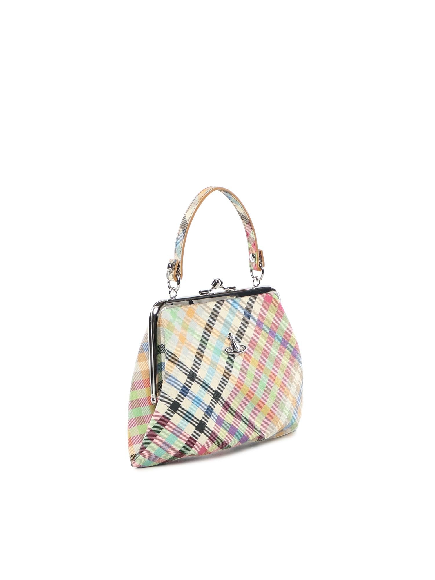 Borsa Granny Frame con logo 4B010007W S001SO315 VIVIENNE WESTWOOD 