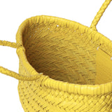 Borsa Mini Flat Gora in pelle 8809 YELLOW DRAGON DIFFUSION 