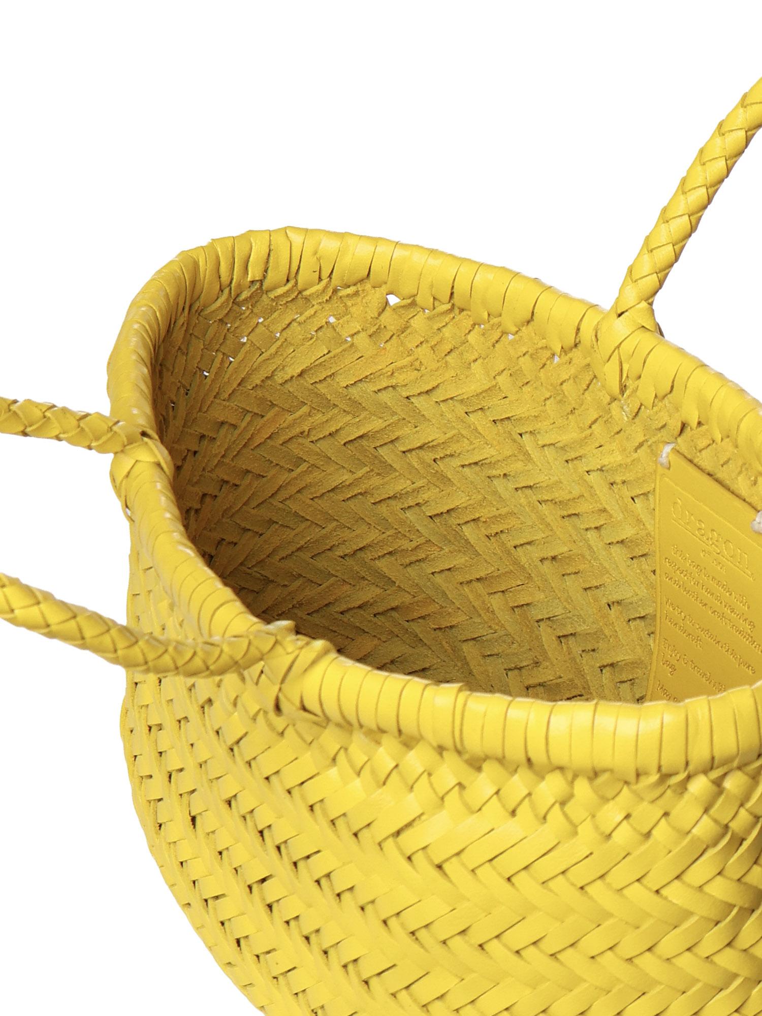 Borsa Mini Flat Gora in pelle 8809 YELLOW DRAGON DIFFUSION 