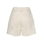 Shorts in cotone con risvolto<BR/> NTW8350480LVTY B011 FAY 