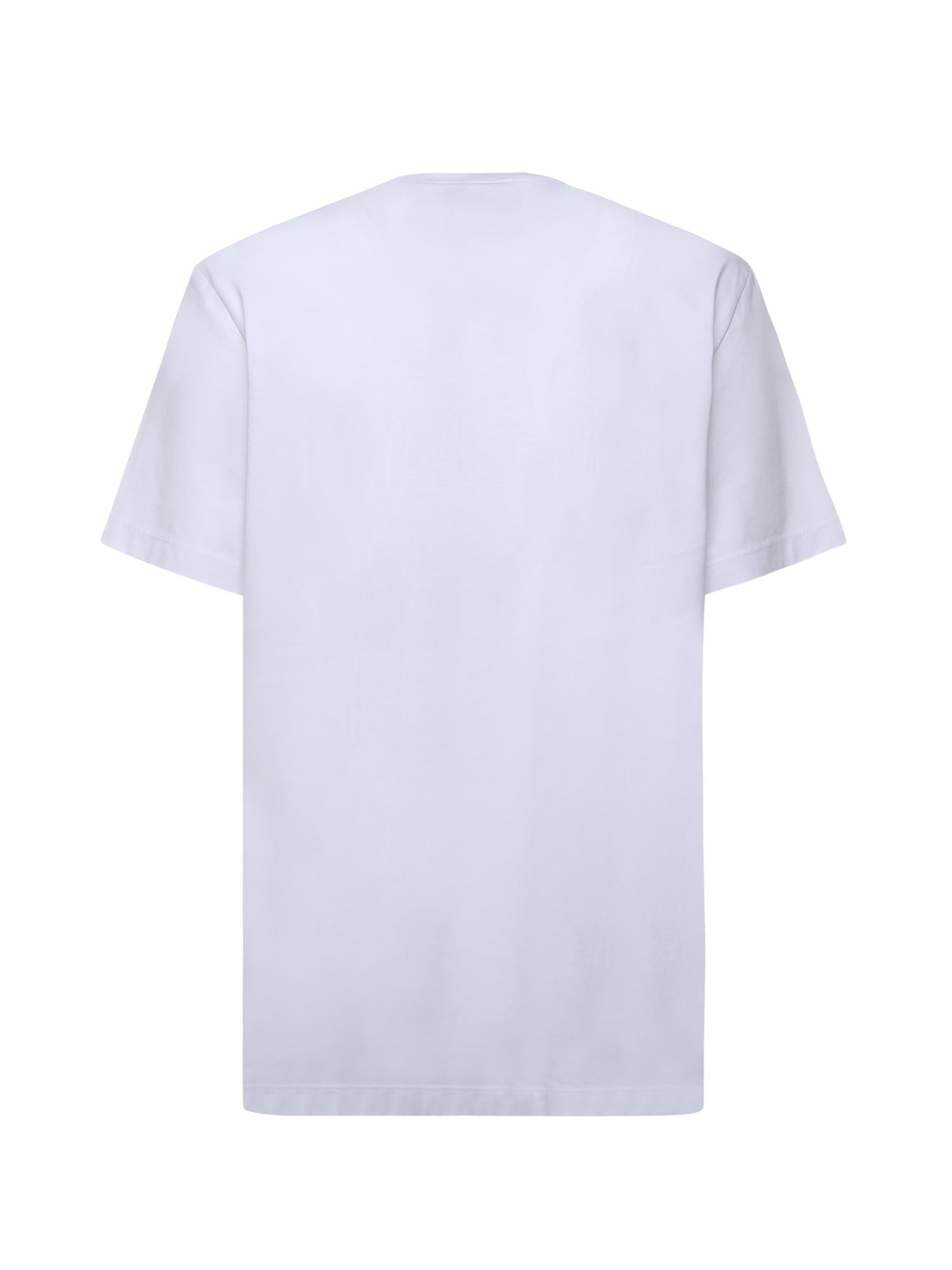 T-shirt in cotone con logo S71GD1629 D20020100 DSQUARED2 