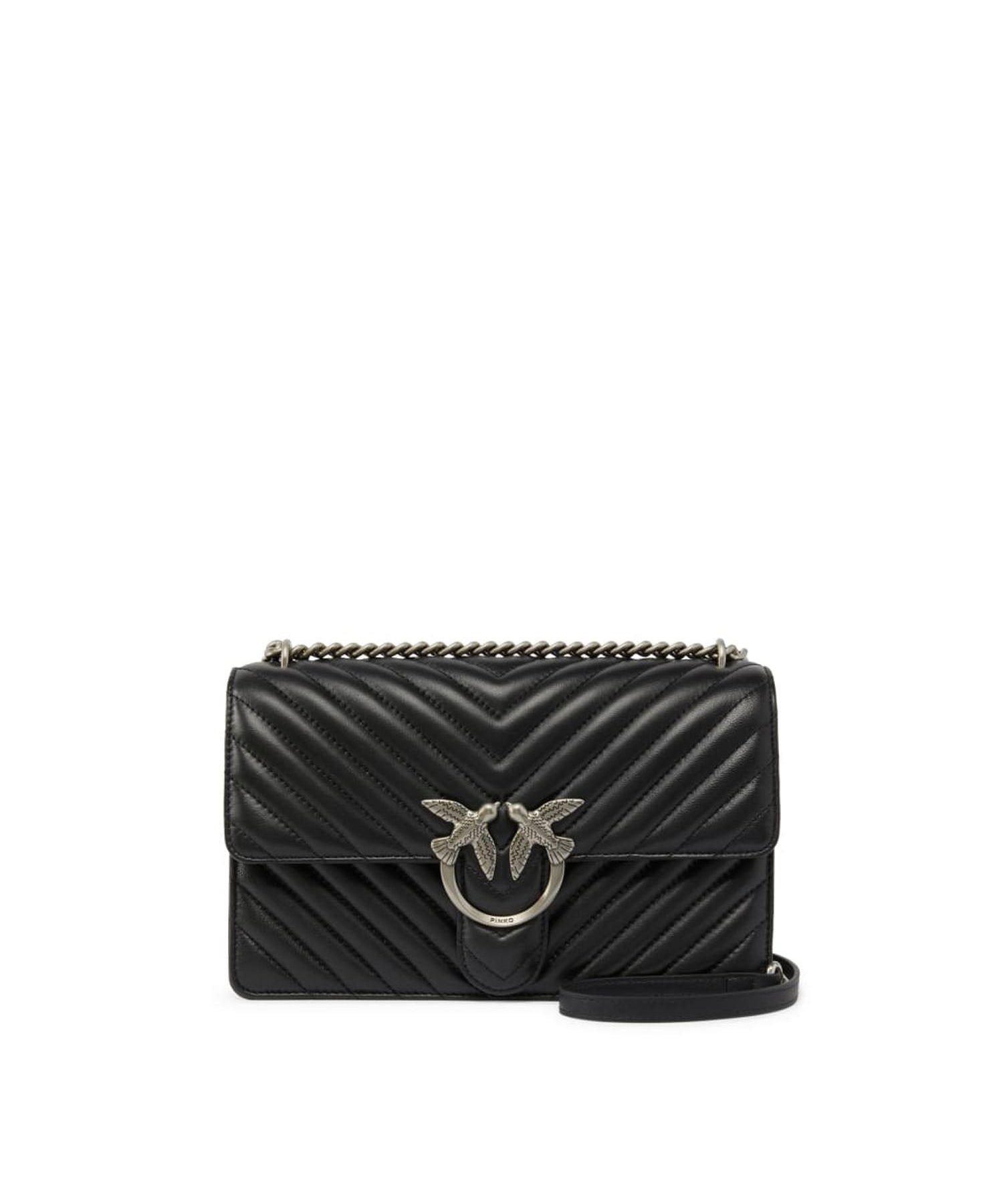 Borsa media a tracolla Love Bag One Chevron 100941 A0GKZ99O PINKO 