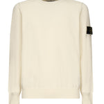 Maglione girocollo con cuciture overlock e costine K1S155100053 S00B2V0093 STONE ISLAND 