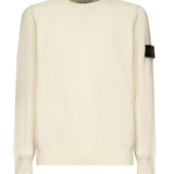 Maglione girocollo con cuciture overlock e costine K1S155100053 S00B2V0093 STONE ISLAND 