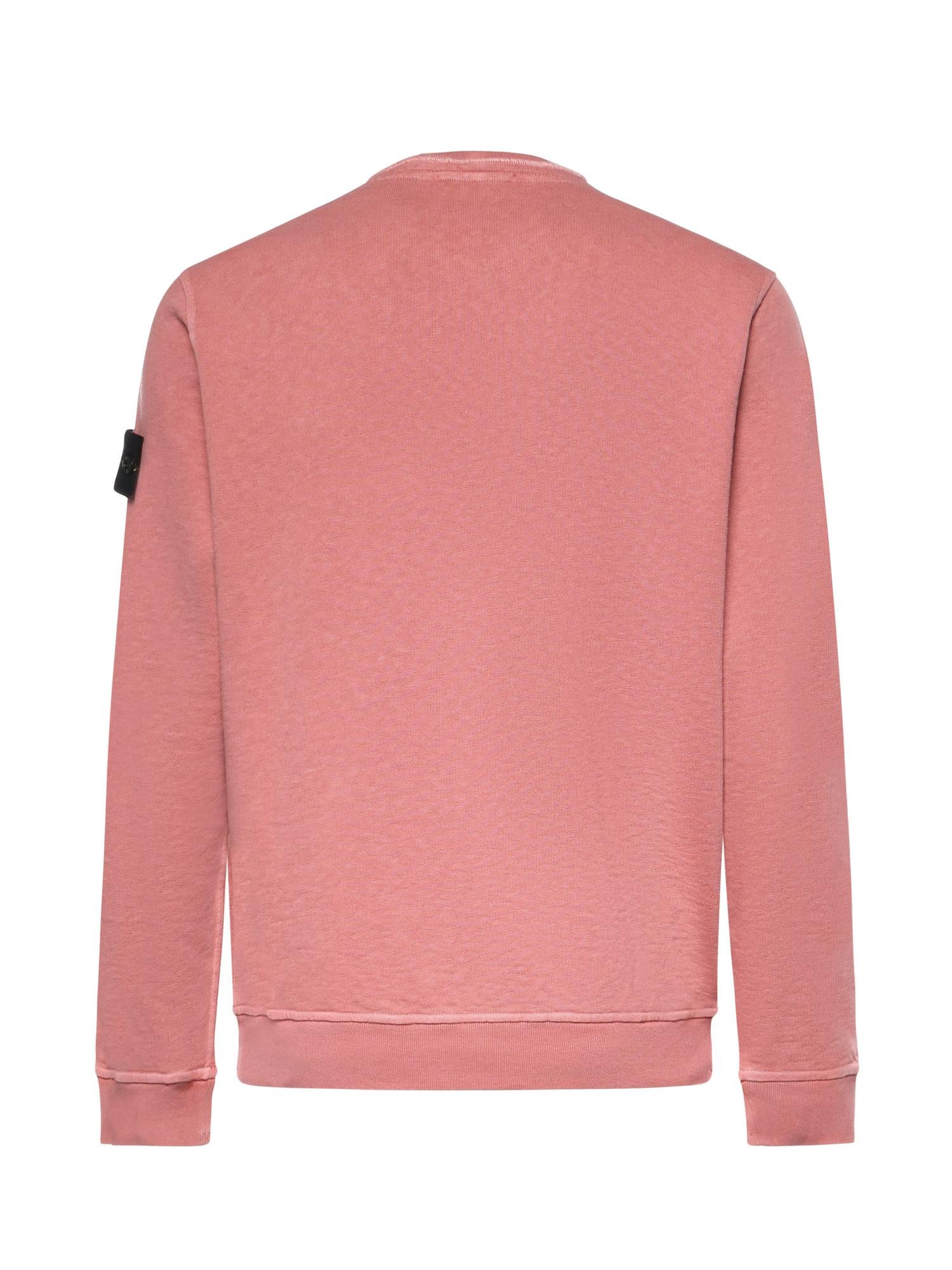 Felpa in cotone malfilé con logo L1S156100034 S0060V018G STONE ISLAND 