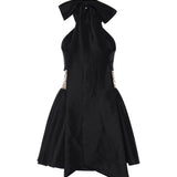 Mini abito Shimmering Petals CD4054 BLACK FOR LOVE & LEMONS 