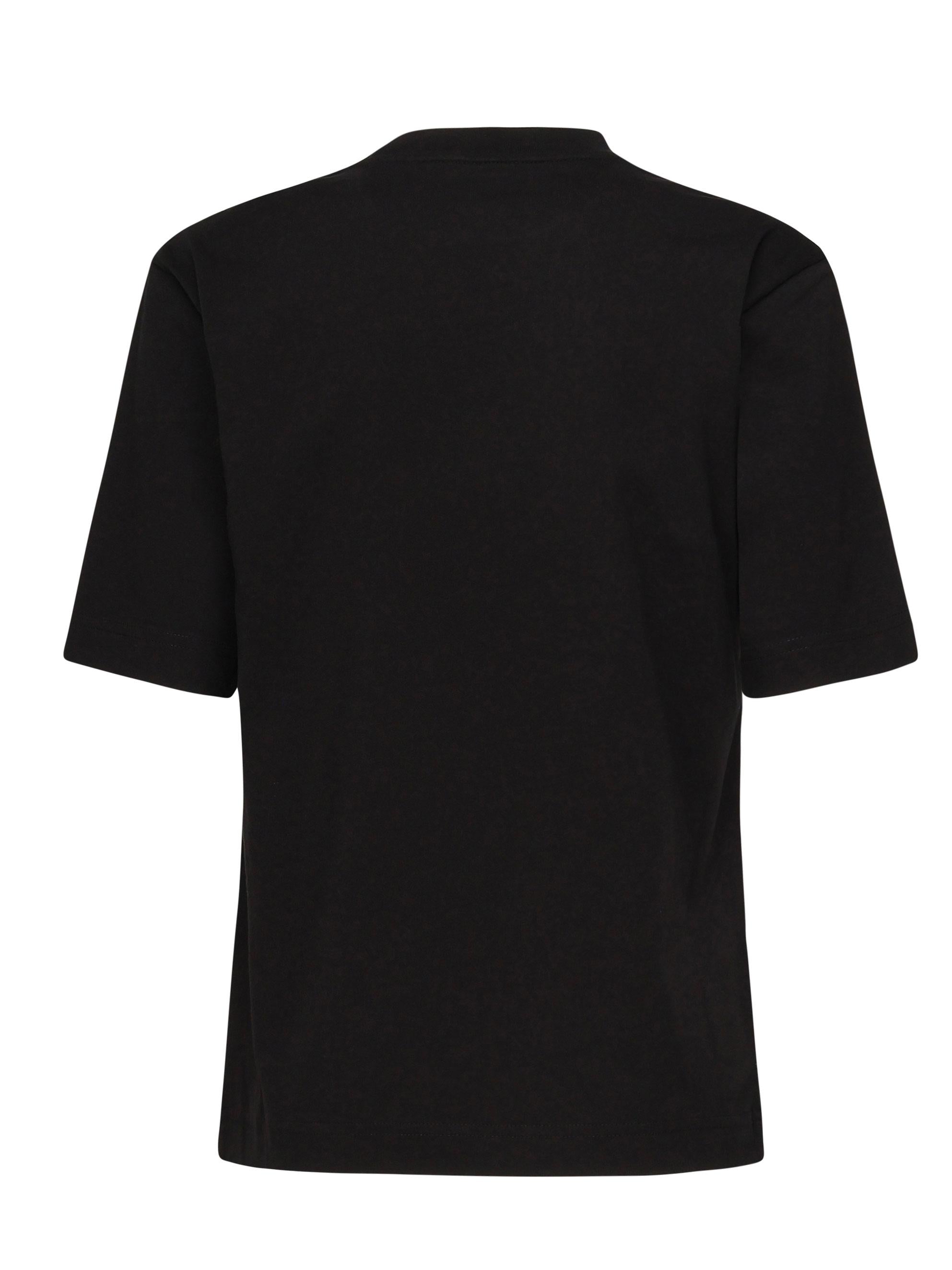 T-shirt con patch logato in silicone K10938C00005 89A17999 MONCLER 