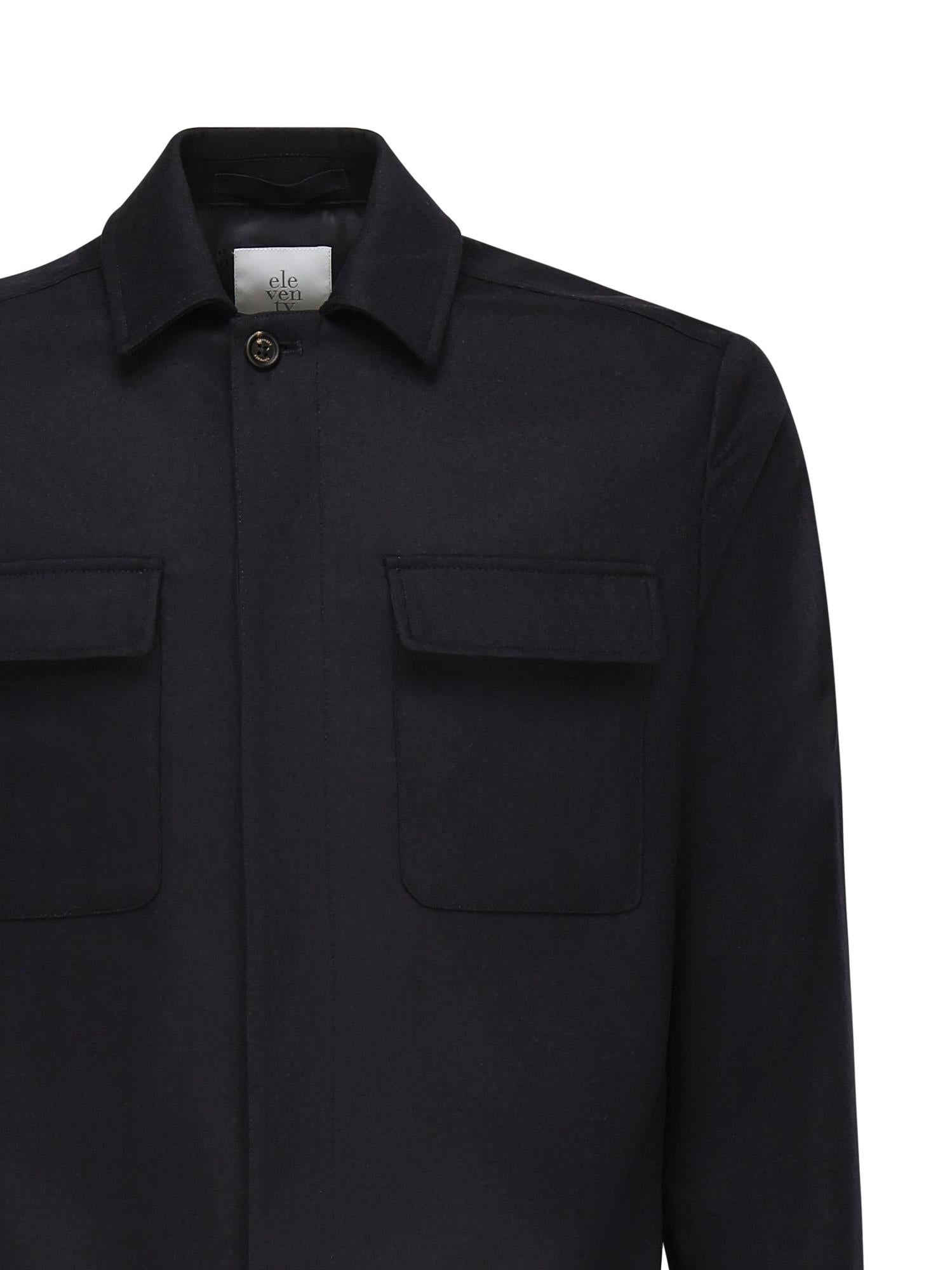 Overshirt in misto lana L70GIAJ17TES0H027 11 ELEVENTY 