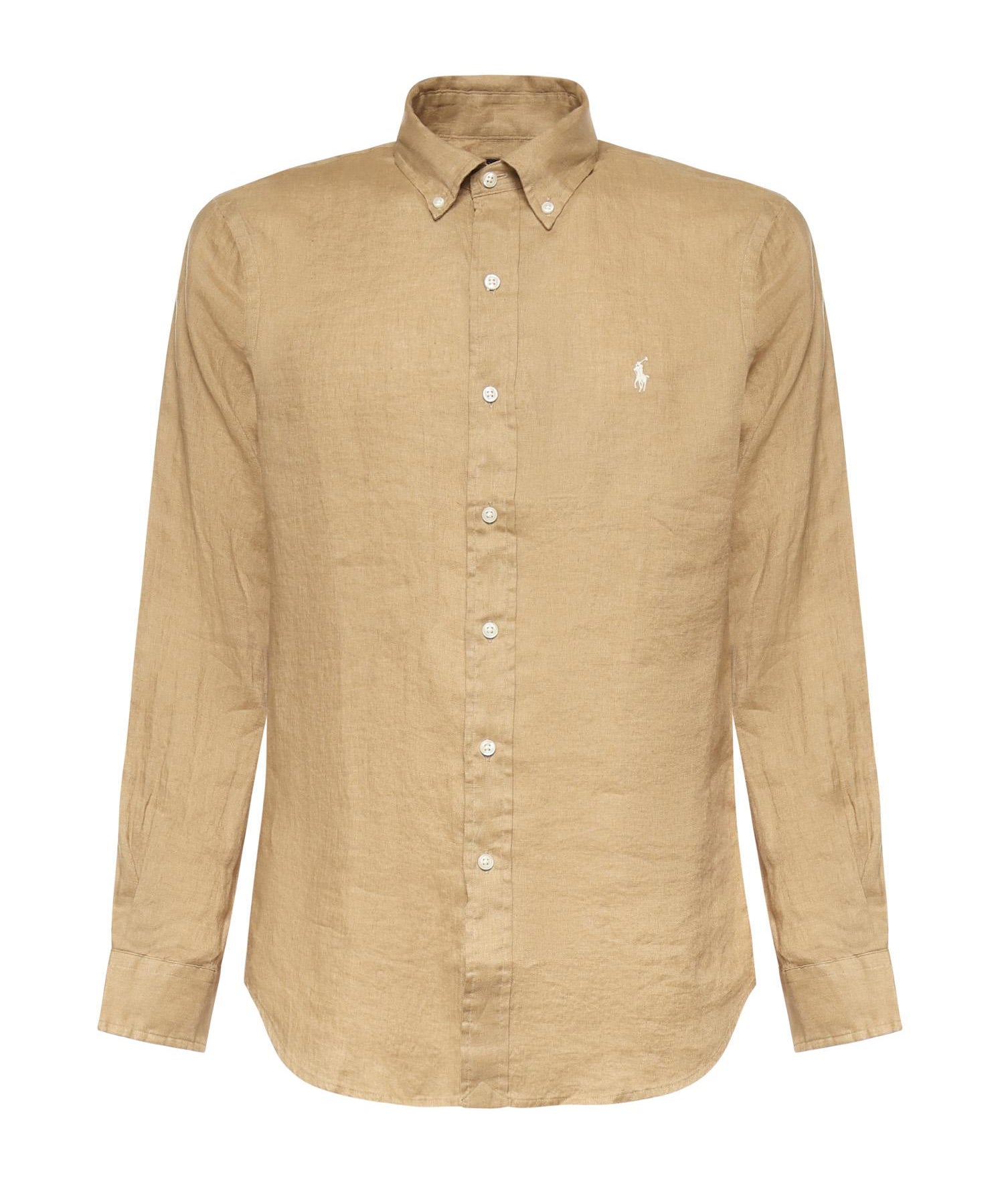 Camicia in lino con logo 710966294 511 POLO RALPH LAUREN 