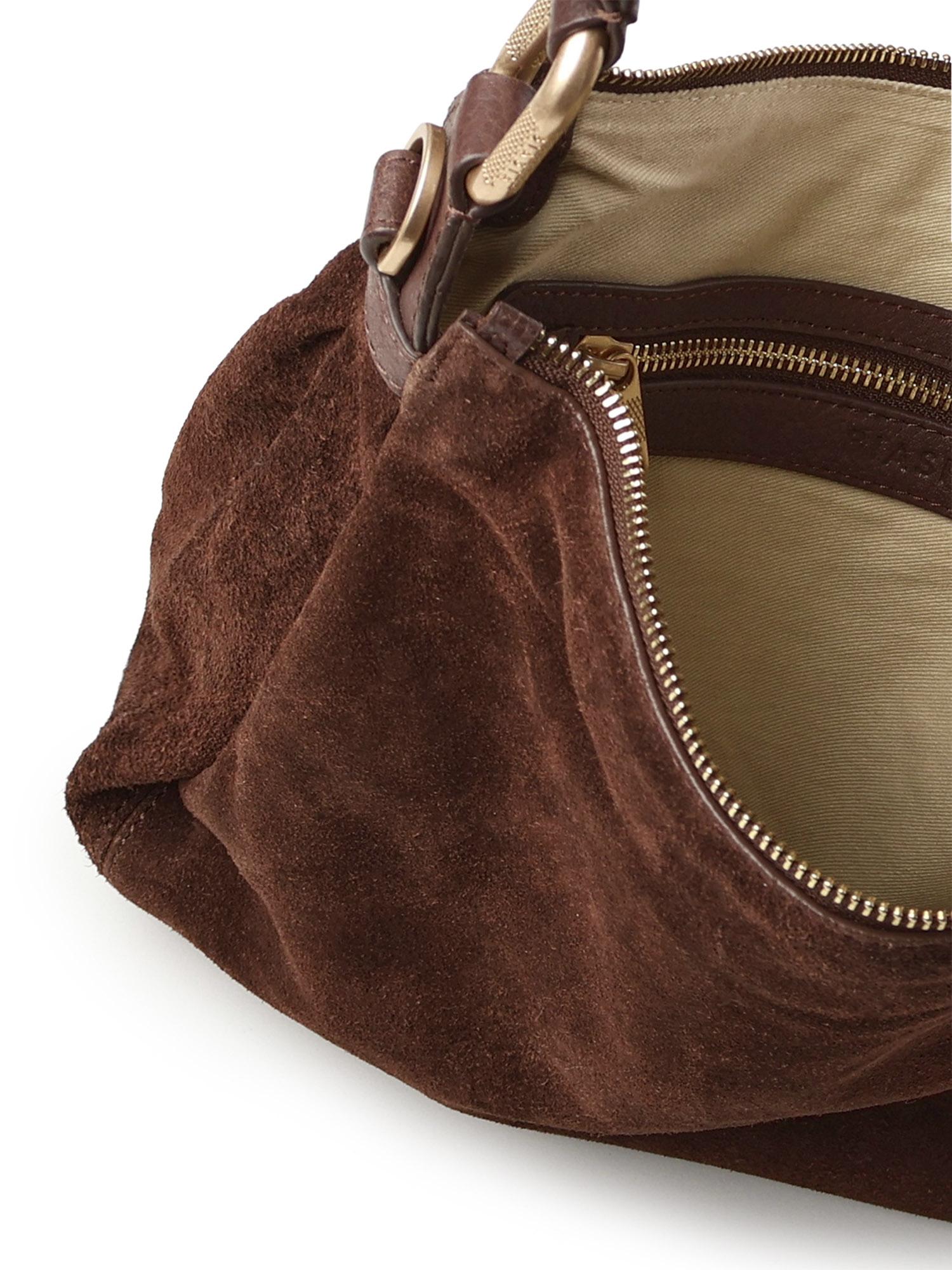 Borsa a spalla in camoscio BIBP9DP01C TESTA DI MORO BIASIA 