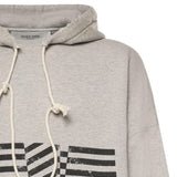 Felpa con cappuccio con stampa Flag vintage GUP02545 P00238160513 GOLDEN GOOSE 