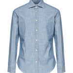 Camicia cotone denim K75CAMK08TES0I185 11N ELEVENTY 