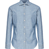 Camicia cotone denim K75CAMK08TES0I185 11N ELEVENTY 