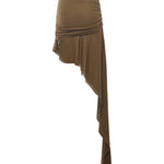 Gonna lunga asimmetrica Zahira T180361A TNS038CIGAR THE ANDAMANE 