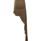 Gonna lunga asimmetrica Zahira T180361A TNS038CIGAR THE ANDAMANE 