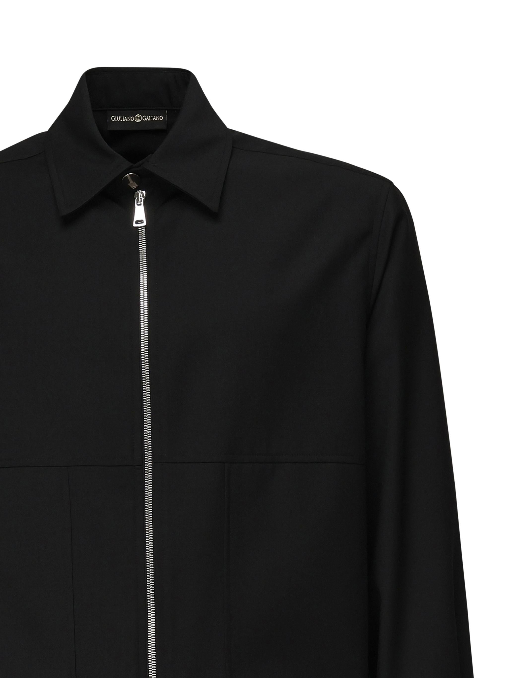 Camicia Horse con zip HORSE NERO GIULIANO GALIANO 
