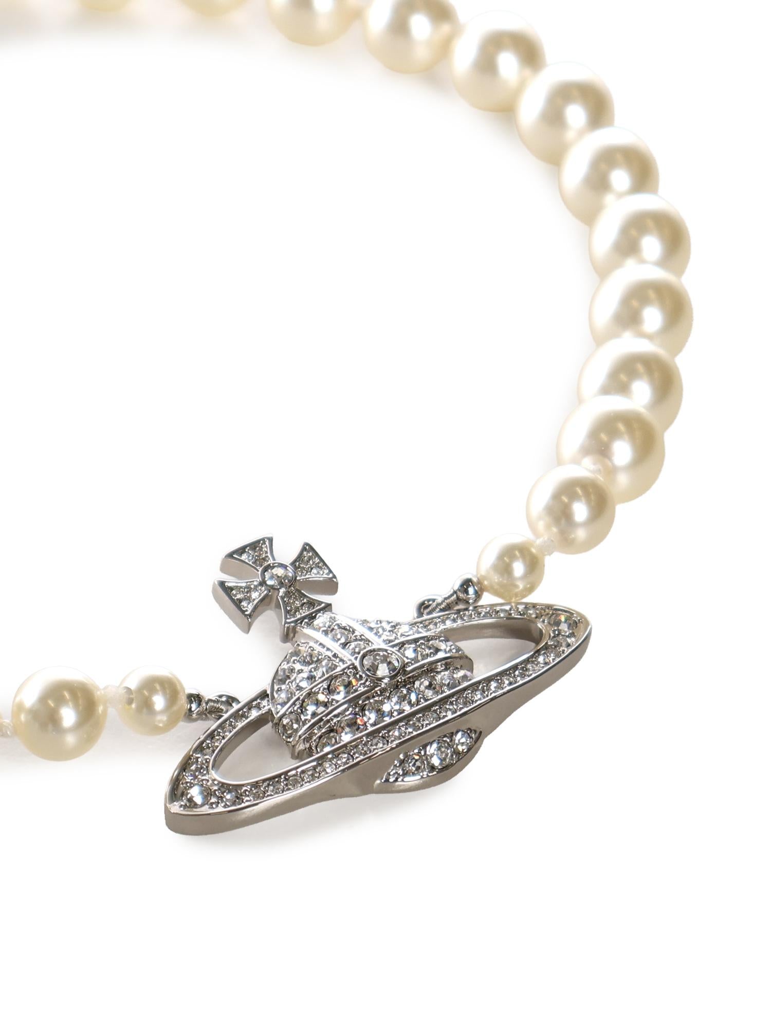 Collana One Row Bas Relief Pearl 63010106 02P104P104 VIVIENNE WESTWOOD 