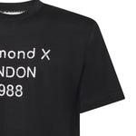 T-shirt con stampa in cotone UMA25169TS BLACK RICHMOND X 