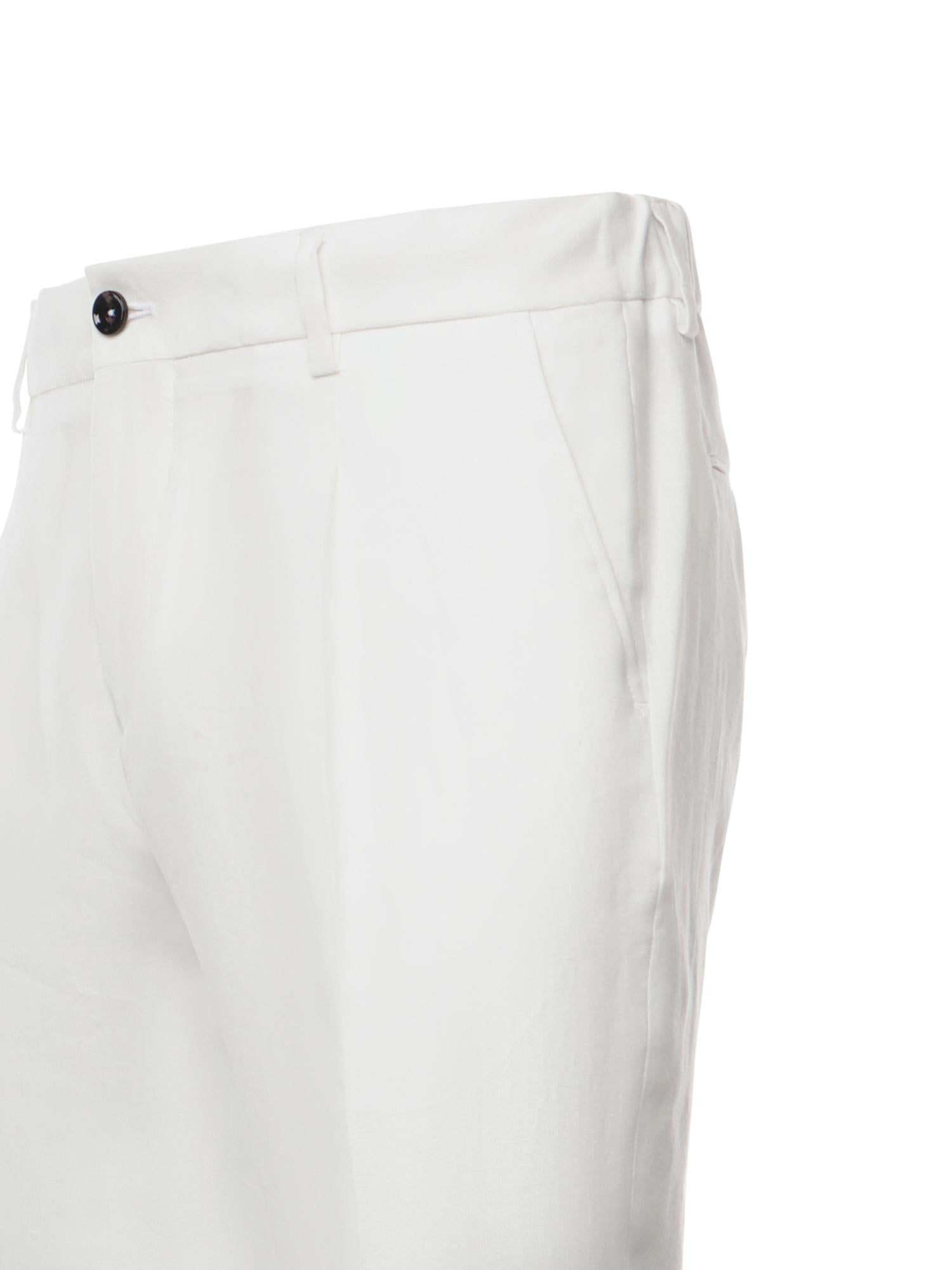 Pantaloni sartoriali in lino RICCARDO CC REGULAR LLAPPANNA BE ABLE 