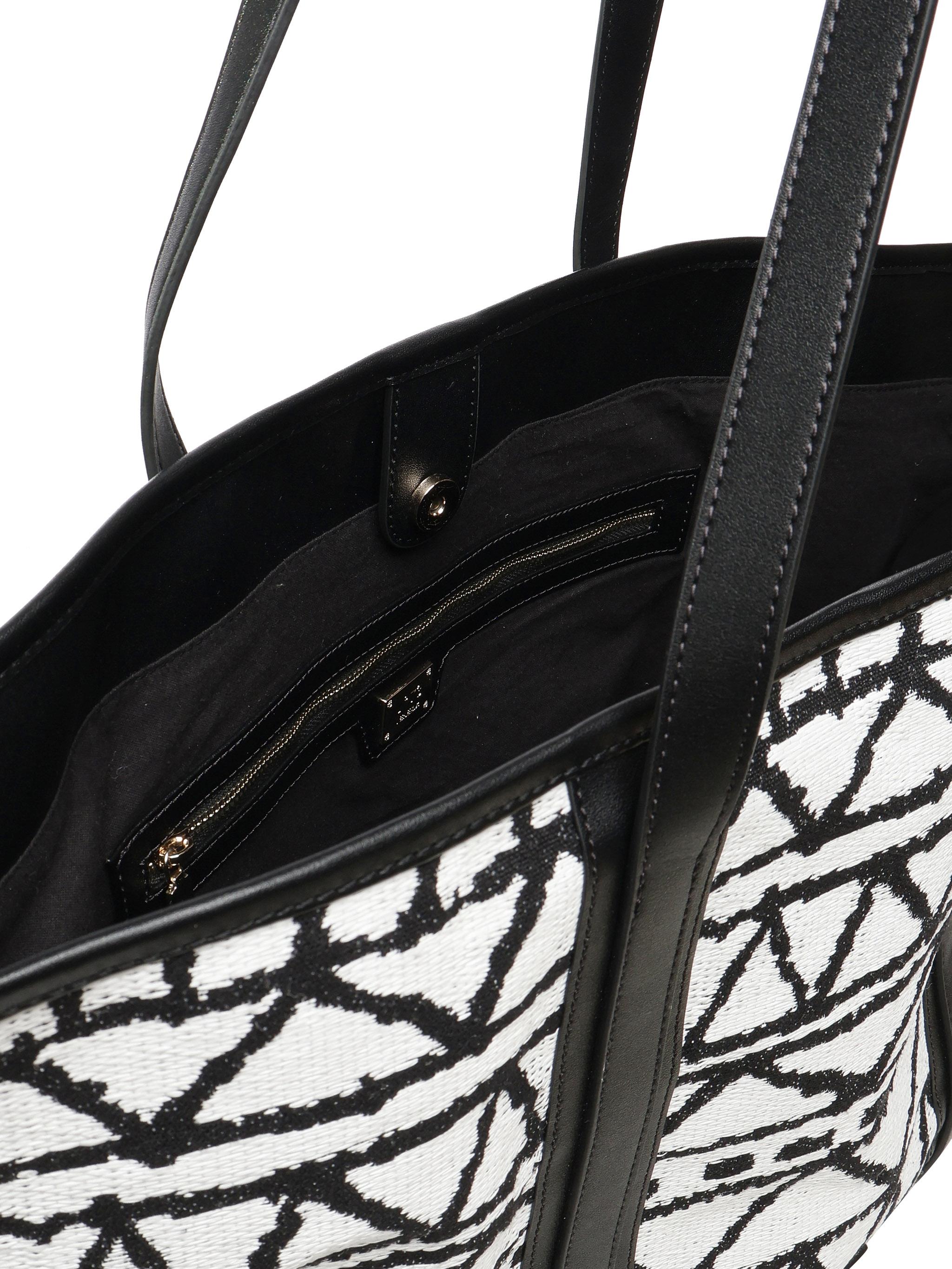 Borsa Tote Beth 73BS8VH01 BETHNERO/BIANCO V° 73 