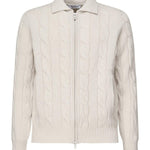 Giacca cardigan a coste<BR/> 3180 19652113 GALIANO 