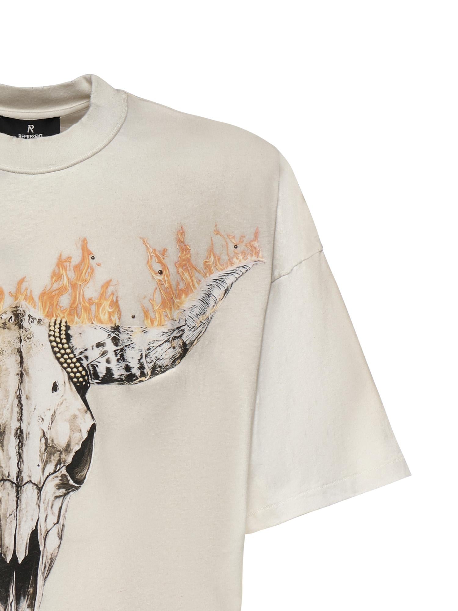 T-shirt British Cowboys con stampa MLM100592 30 REPRESENT 