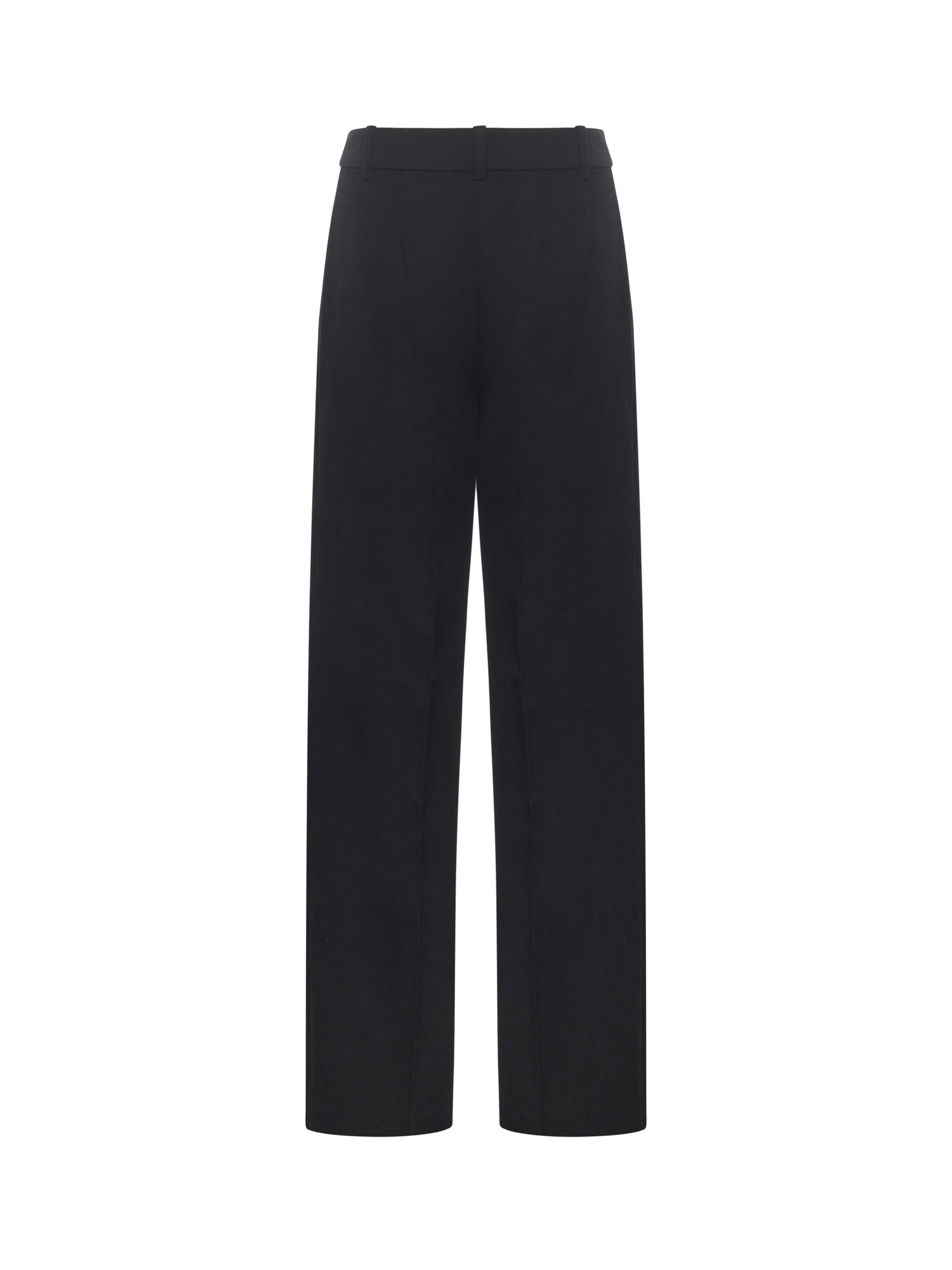 Pantalone palazzo in tessuto fluido 105898 A18EZ99 PINKO 