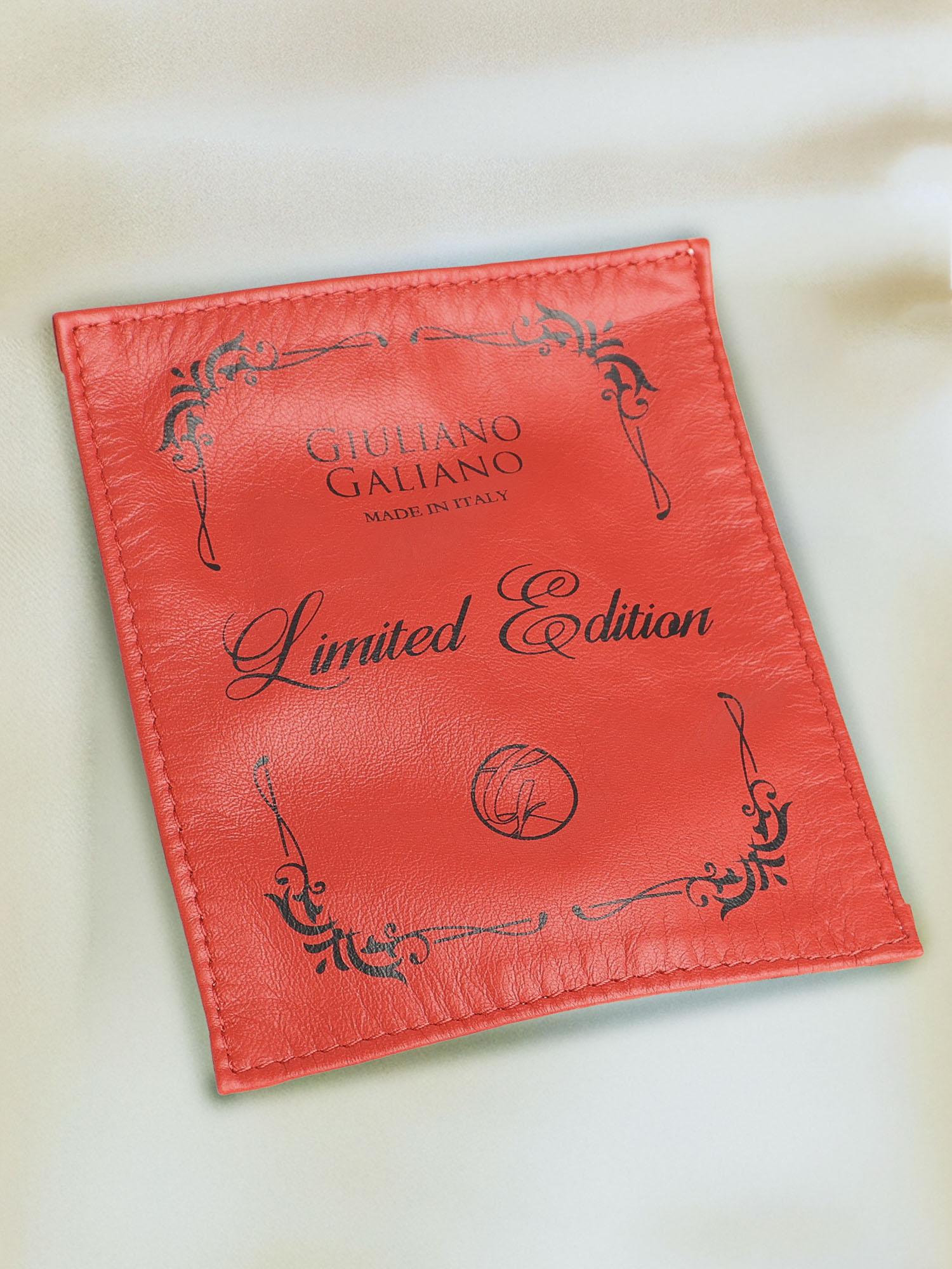 Bomber Varsity in nappa e tessuto VARSITY NAPPAROSSO GIULIANO GALIANO 