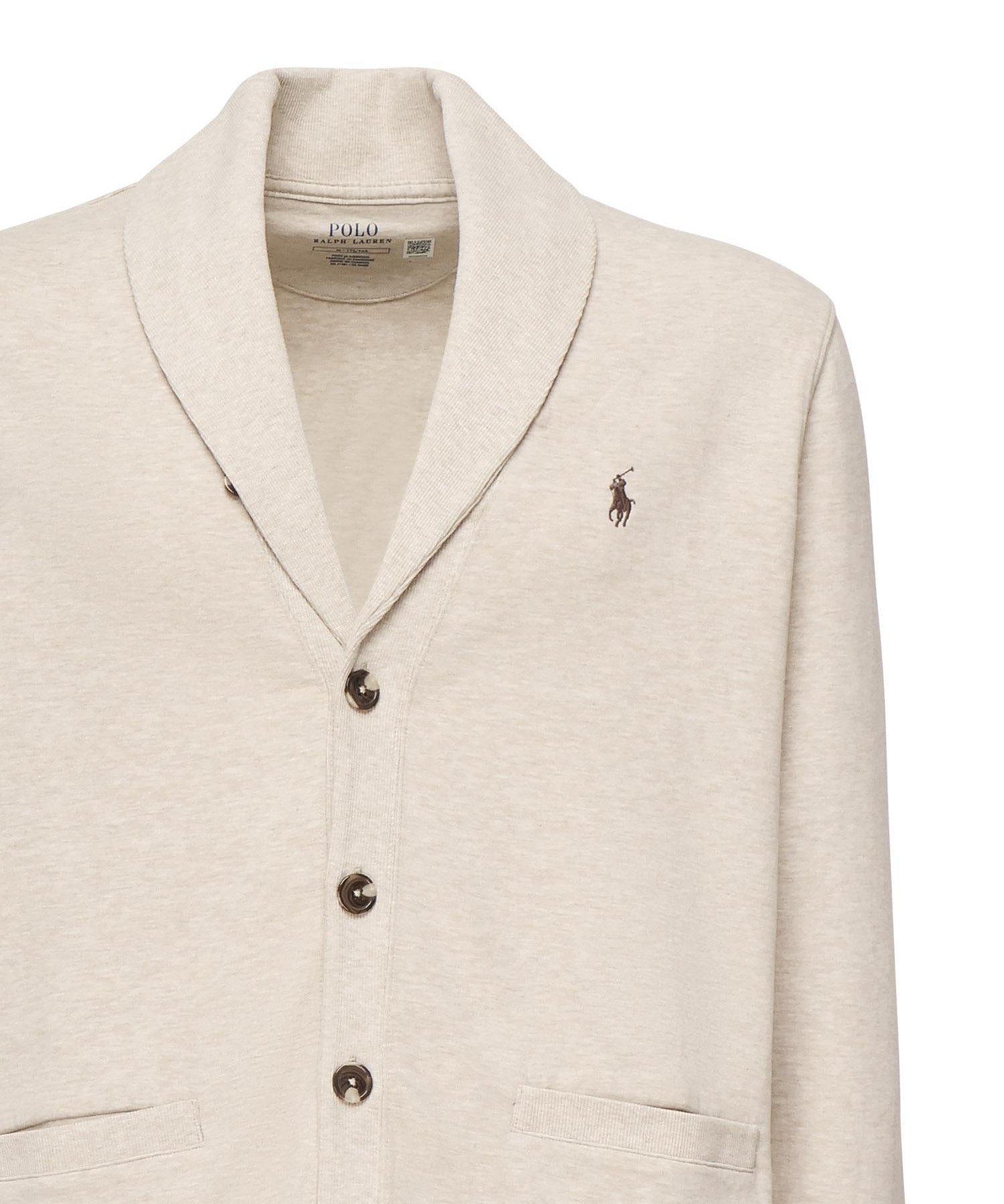 Cardigan in misto cotone con logo 710877008 008 POLO RALPH LAUREN 