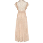 Abito in pizzo plissettato A04101648 0180 ALBERTA FERRETTI 