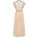 Abito in pizzo plissettato A04101648 0180 ALBERTA FERRETTI 