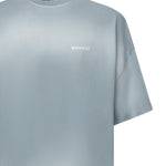 T-shirt spray con logo TS003001 BLUWHT BONSAI 